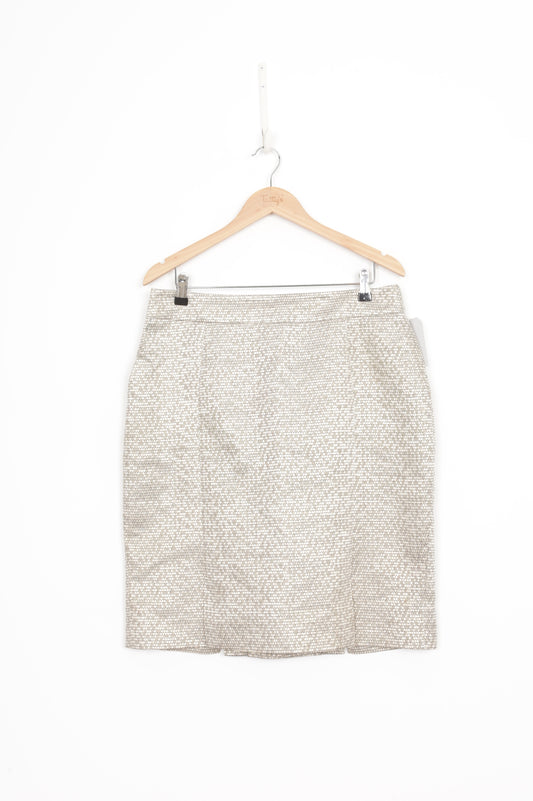 World Womens Beige Skirt Size L
