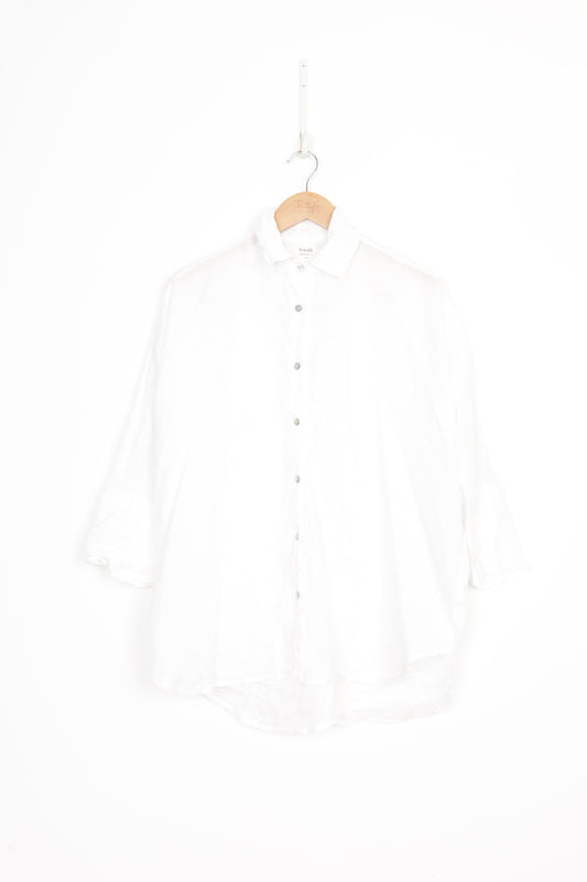 Frockk Womens White Shirt Size S