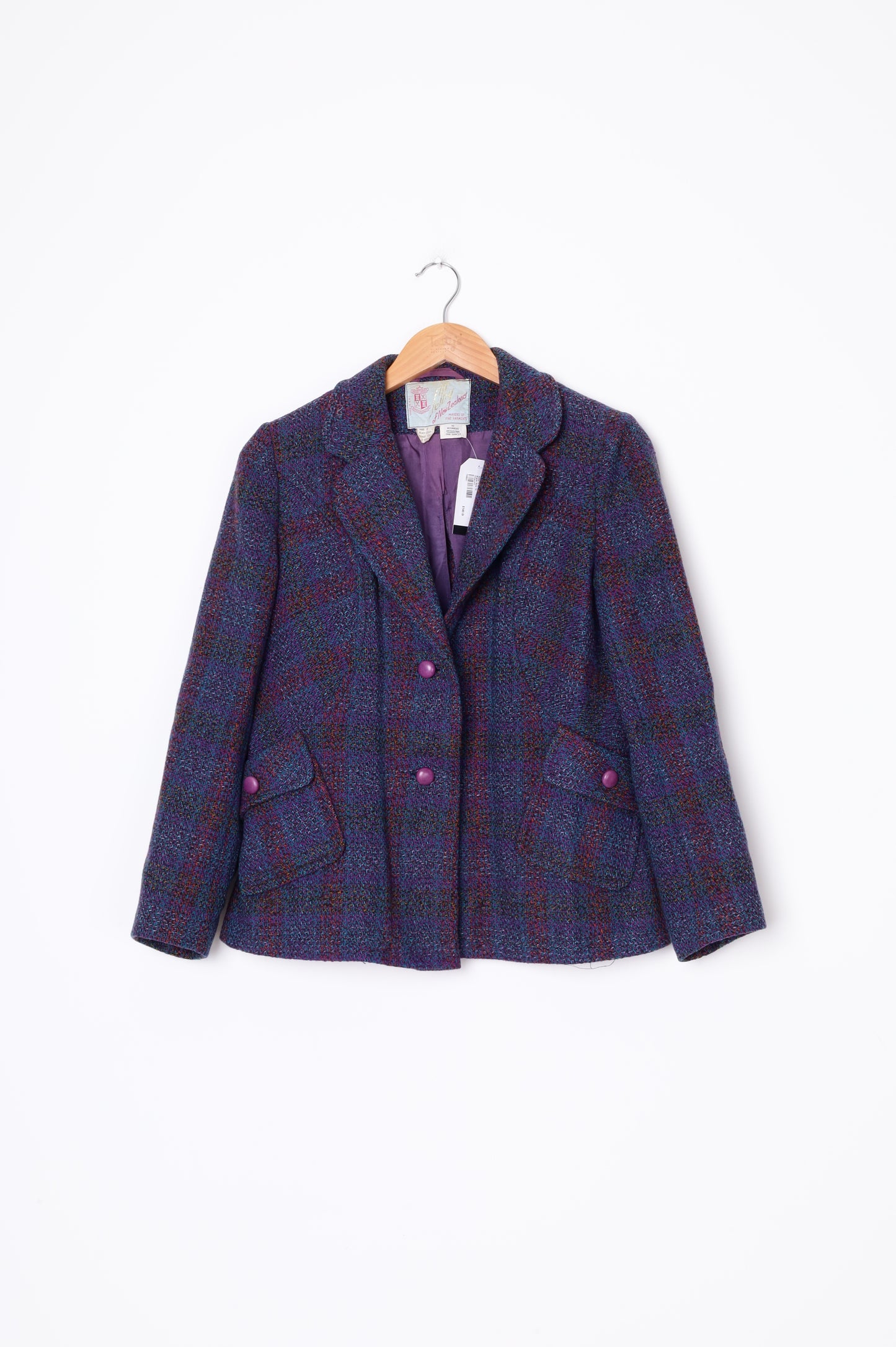 Selby of NZ (Vintage)  Womens Purple Blazer Size 14