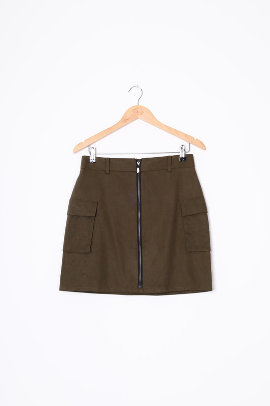 Storm Womens Green Mini Skirt Size 8