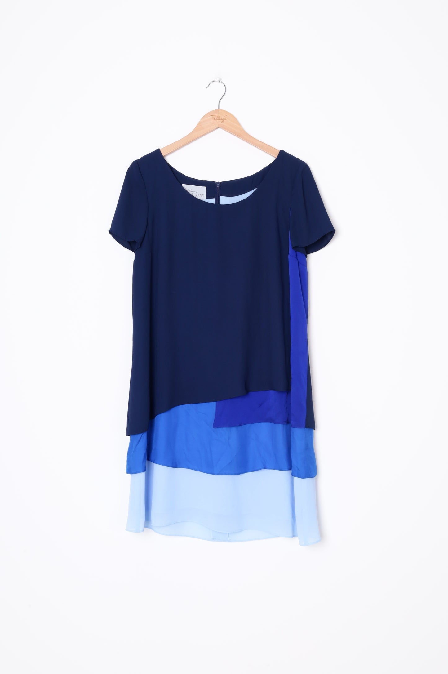 Adrianne Winkleman Womens Blue Dress Size 12