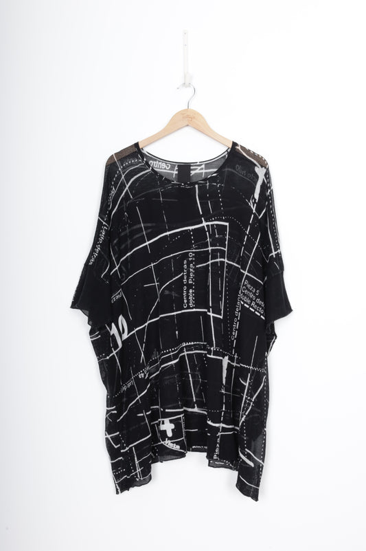 Studio Rundholz Womens Black Top Size S