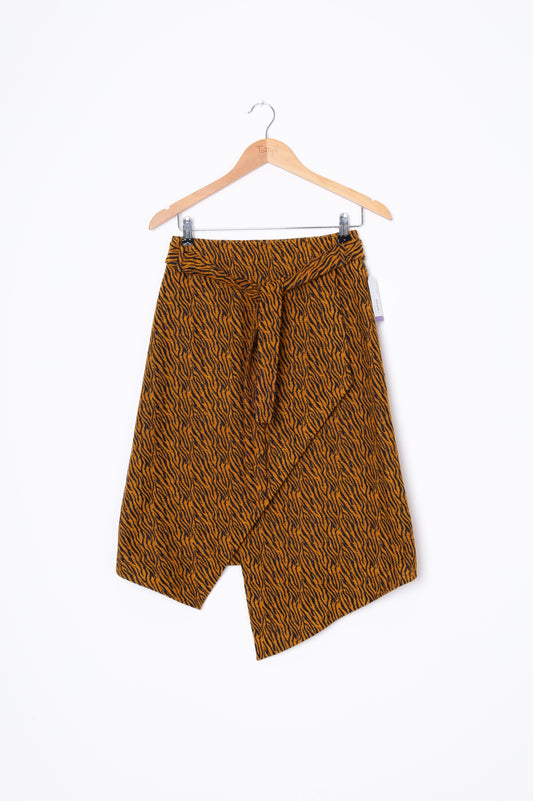 Karen Walker Womens Yellow Skirt Size 8