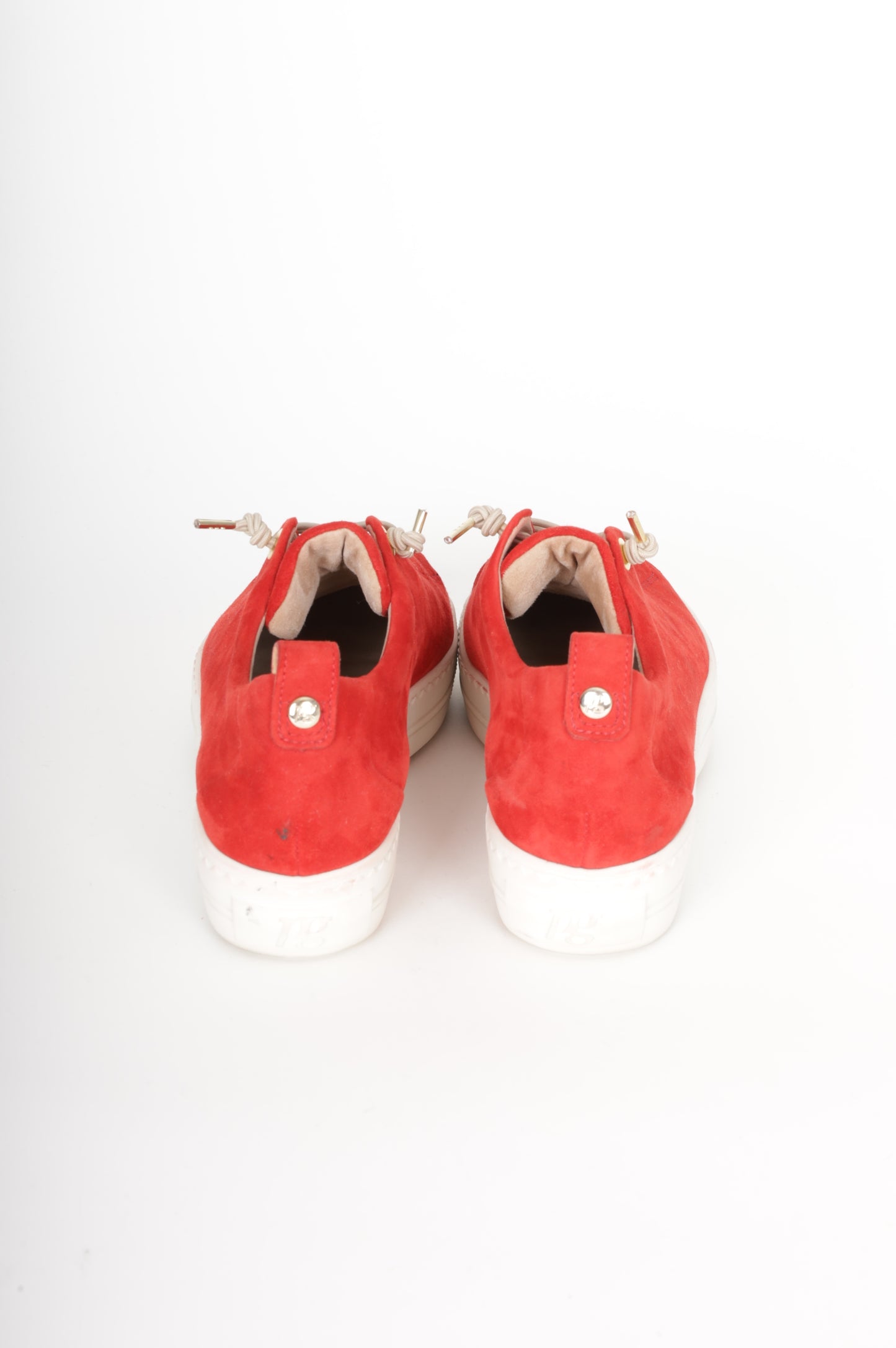 Paul Green Womens Red Sneakers Size EU 39.5