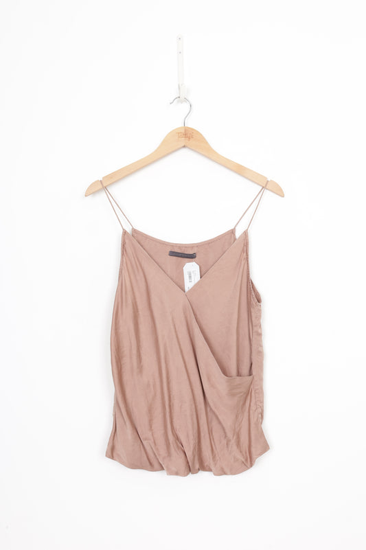 Knuefermann Womens Brown Top Size XS