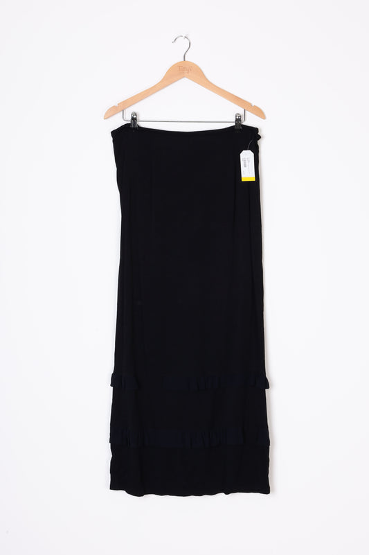 Anne Mardell Womens Black Maxi Skirt Size 12