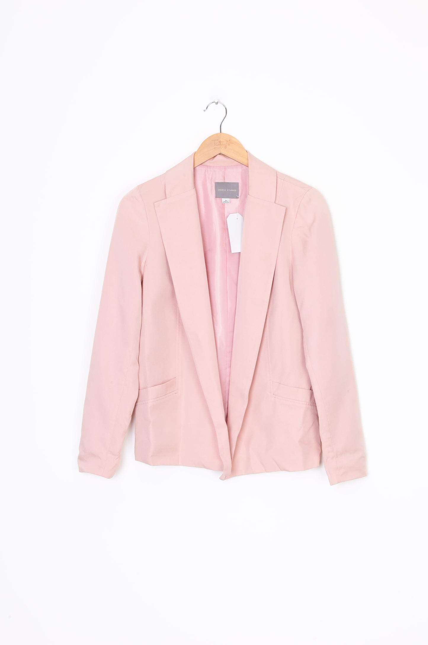 Ingrid Starnes Womens Pink Blazer Size 8