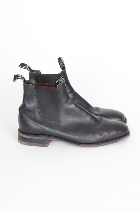 RM Williams Mens Black Boots  Size EU 46