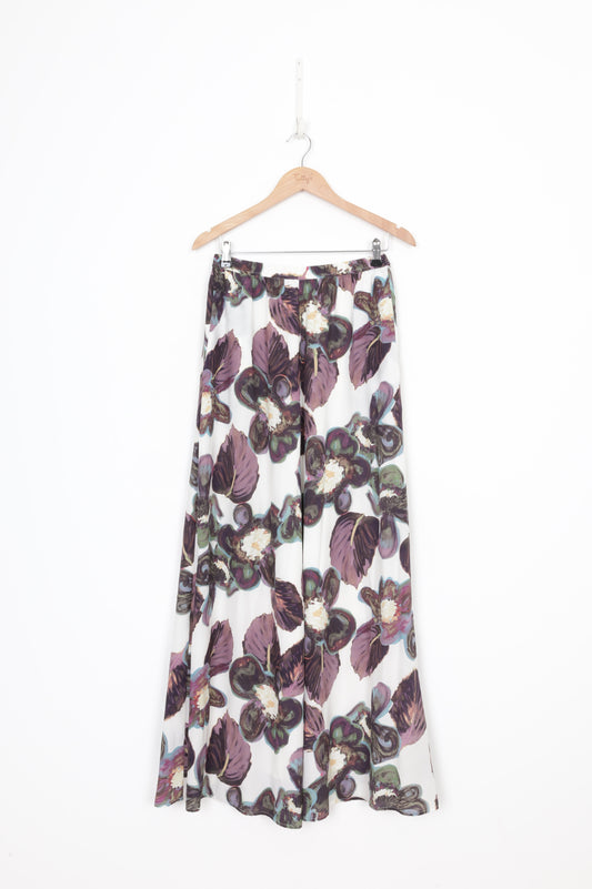Juliette Hogan Womens Multi Maxi Skirt Size 8