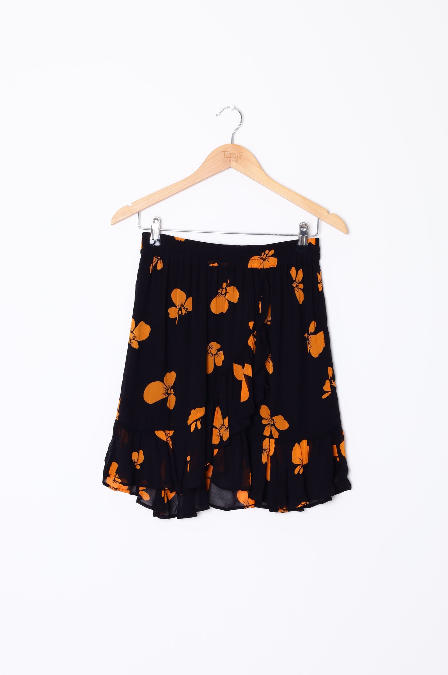 Ganni Womens Black Mini Skirt Size 34