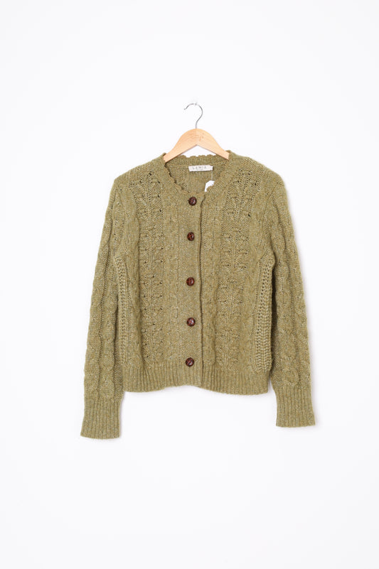 Lania the Label Womens Green Cardigan Size S