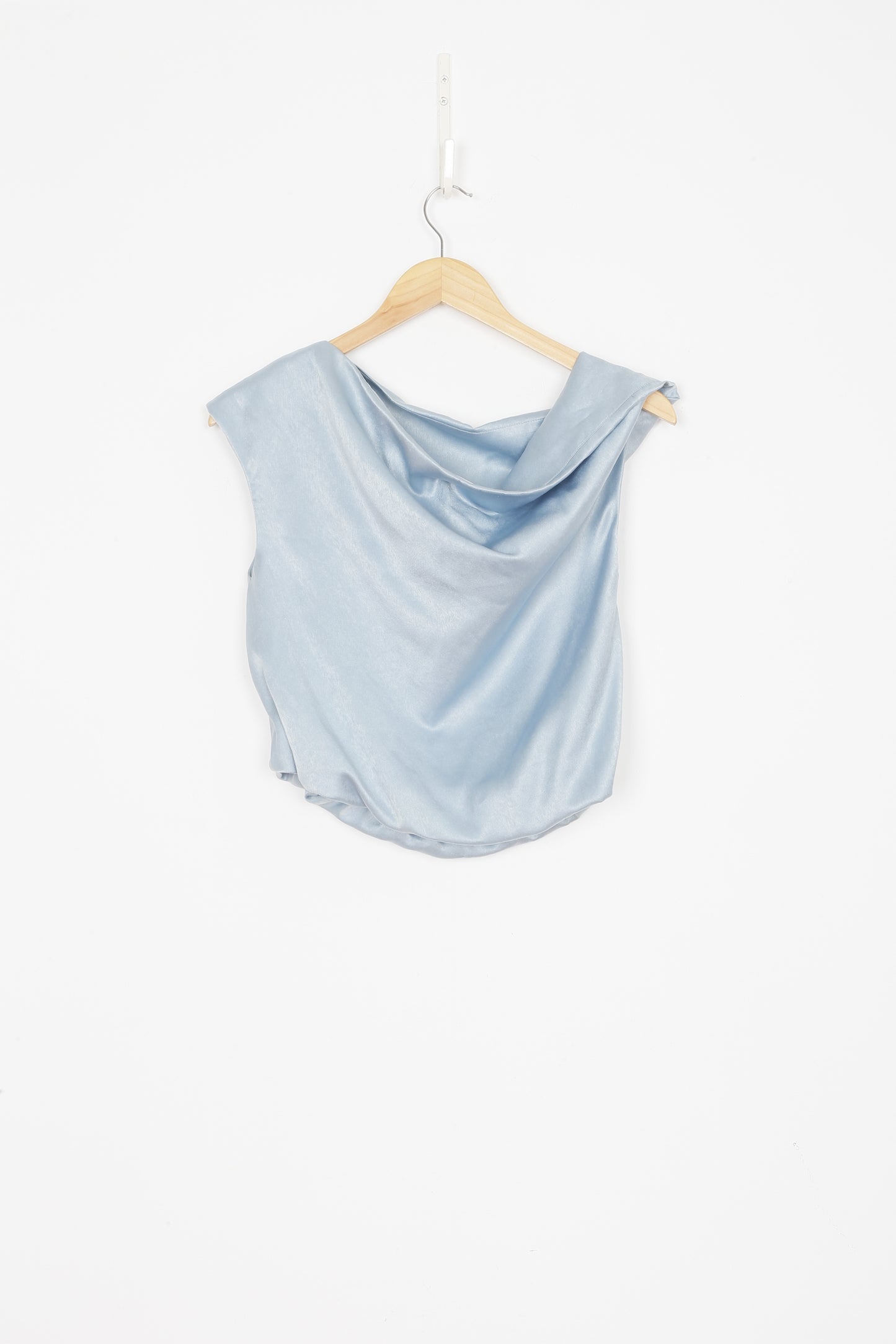 Paris Georgia Womens Blue Top Size S