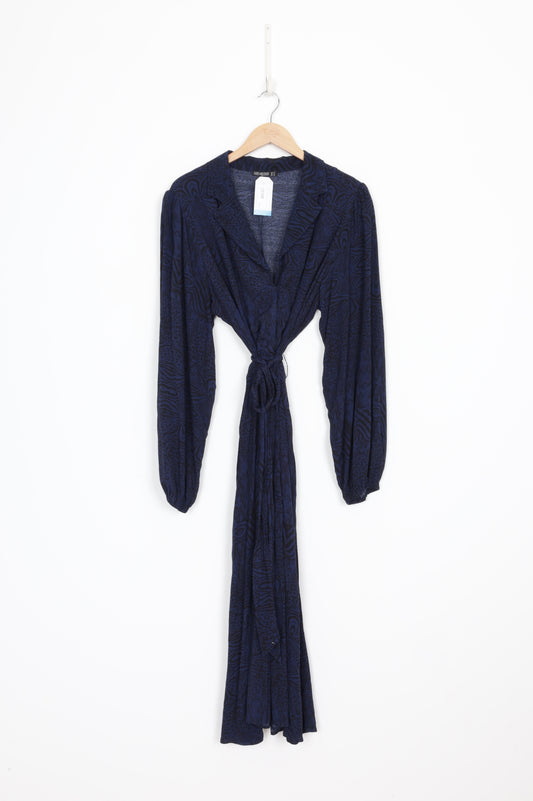 Fate + Becker Womens Blue Dress Size 14