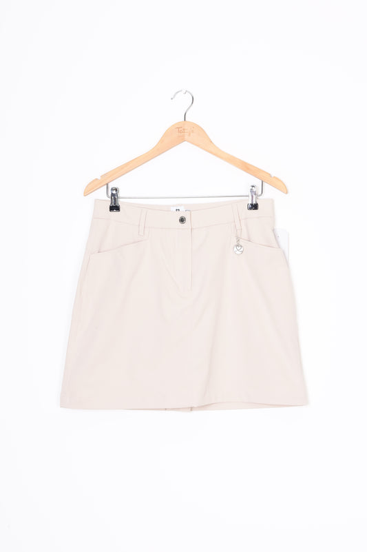 Daily Sports Womens Cream Mini Skirt Size 12