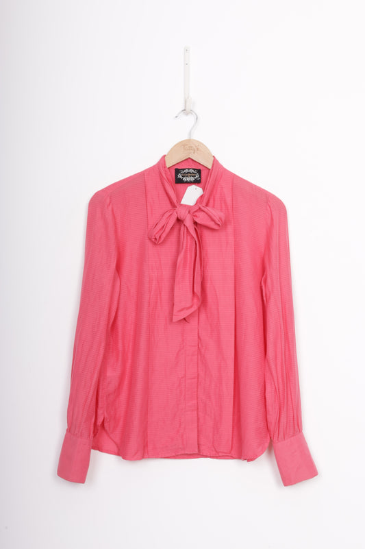 Yvonne Bennetti Womens Pink Shirt Size S