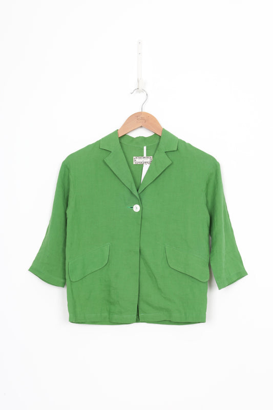 Little Trelise Kids Green Jacket Size M