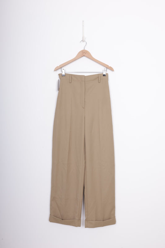Acne Studios Womens Beige Pants Size 38