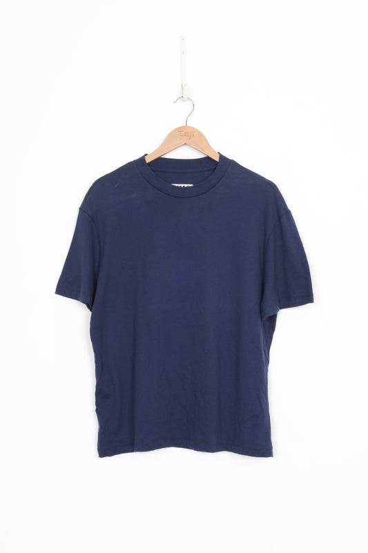 Maison Margiela Womens Blue T-shirt Size 14