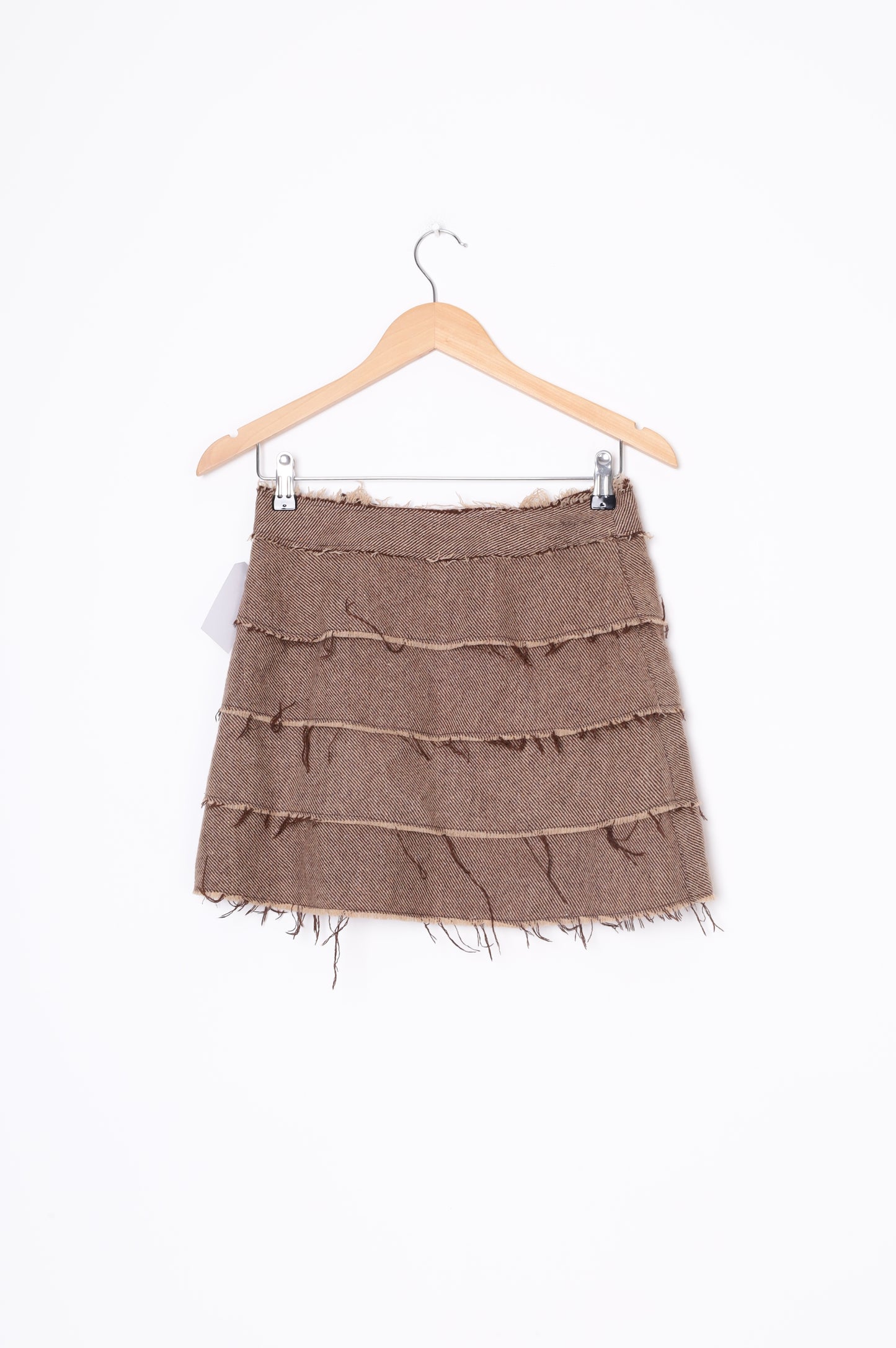 Topshop Womens Brown Skirt Size 6