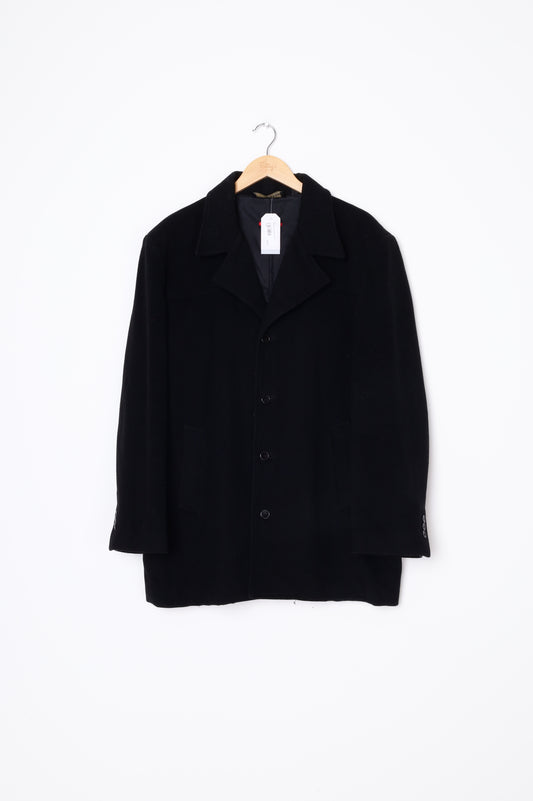 masons Mens Black Coat Size L