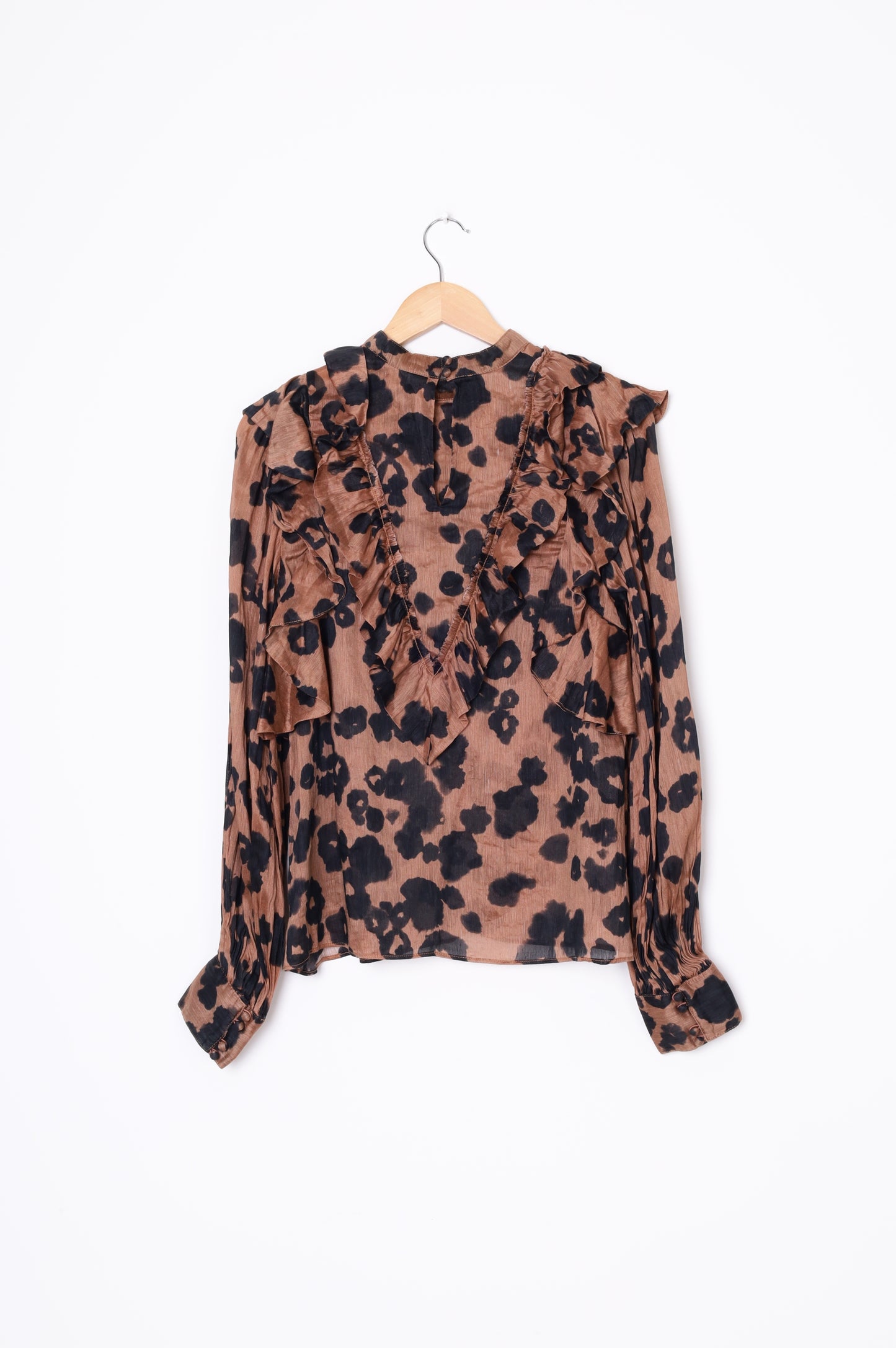 Aje Womens Brown Blouse Size 10
