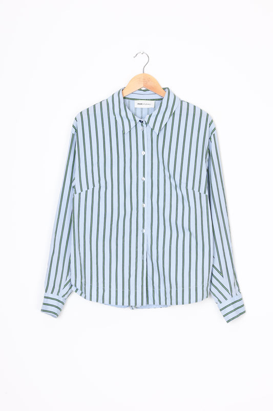 Pom Amsterdam Womens Blue Shirt Size 44