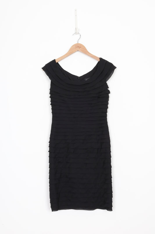 Adrianna Papell Womens Black Dress Size 6