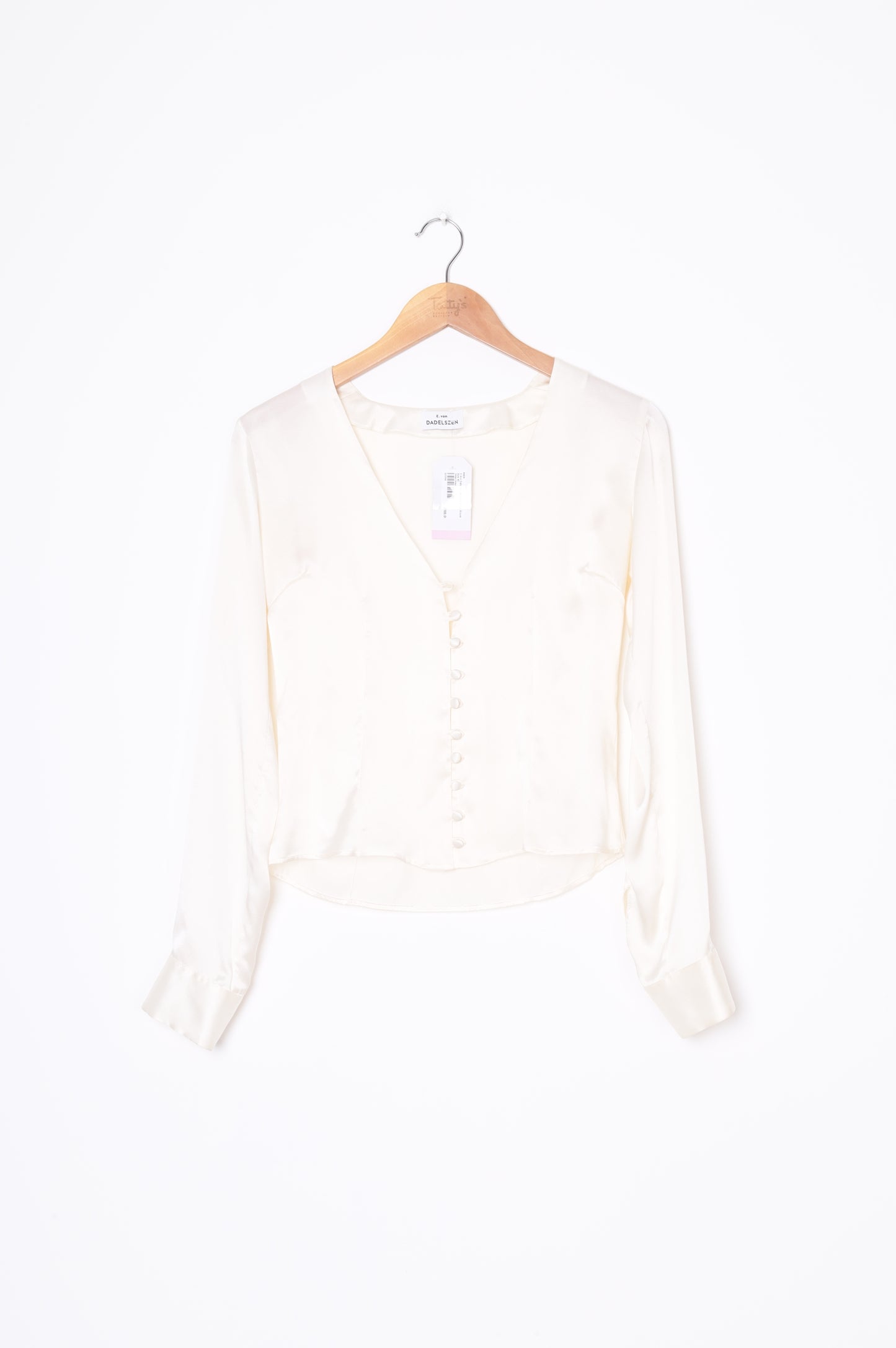E.Von Dadelszen Womens White Blouse Size 40