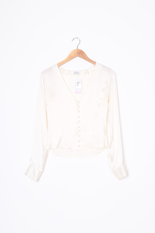 E.Von Dadelszen Womens White Blouse Size 40