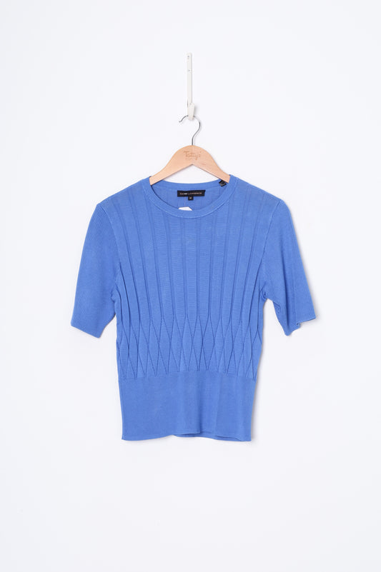 David Lawrence Womens Blue Top Size M