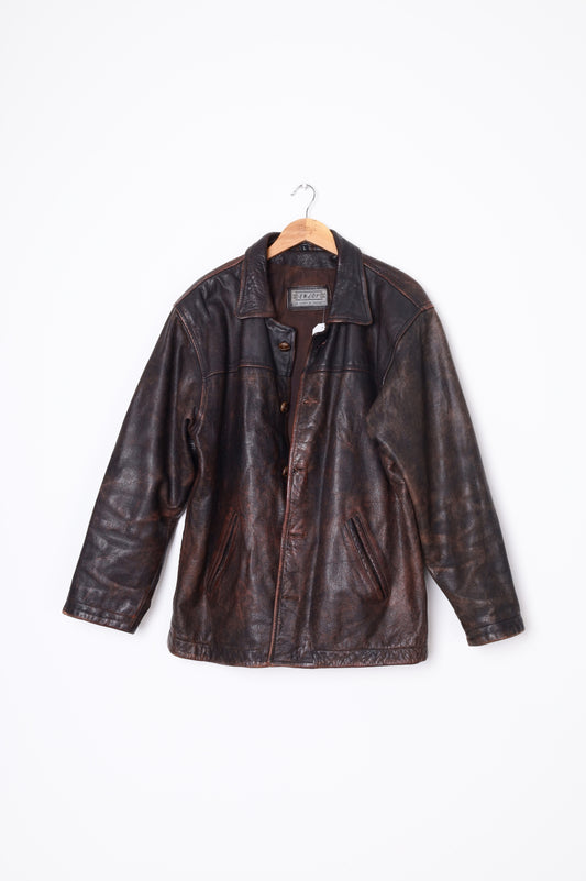 Enjoy (Vintage) Womens Brown Jacket Size O/S