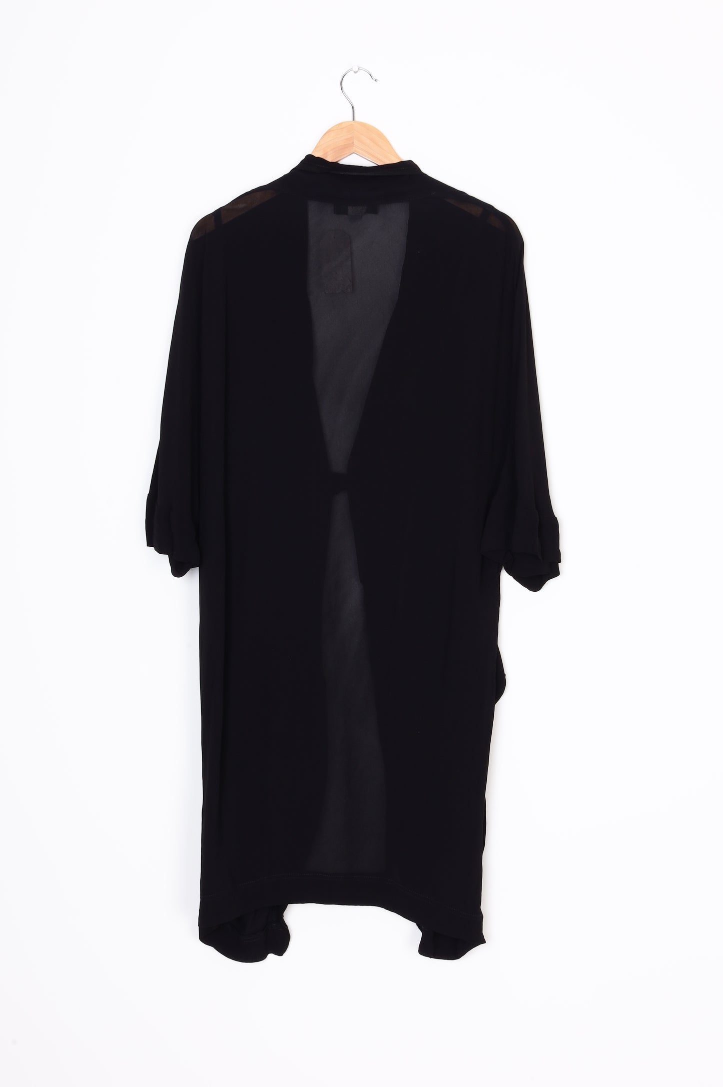 Derya Schmidt Womens Black Cardigan Size 14