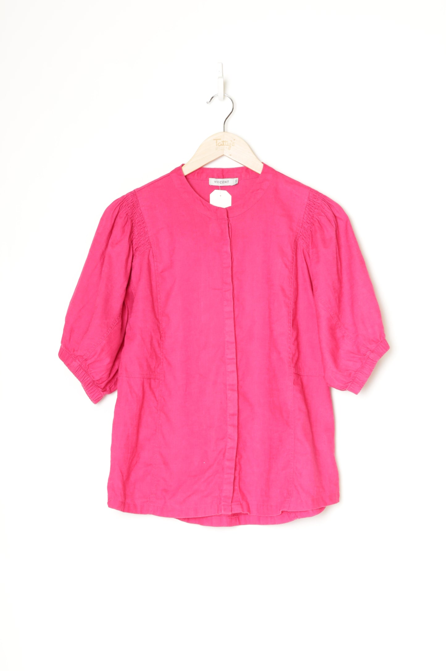 Vincent Womens Pink Blouse Size 10