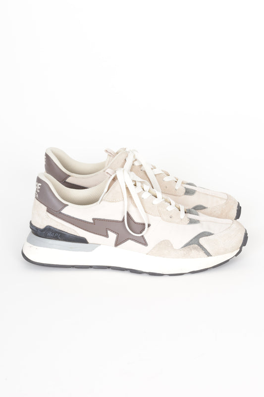 Bape Mens Beige Sneakers Size US 10.5