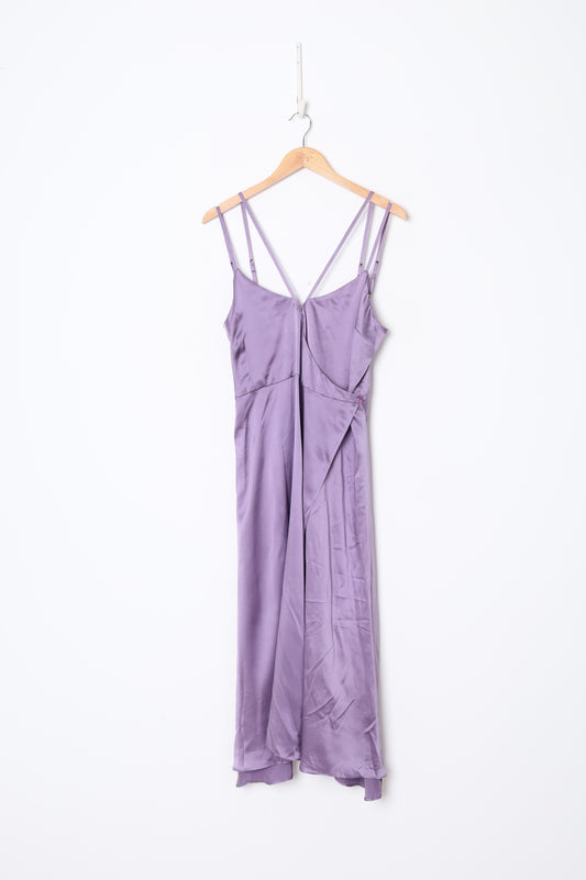 Christine Alcalay Womens Purple Dress Size L