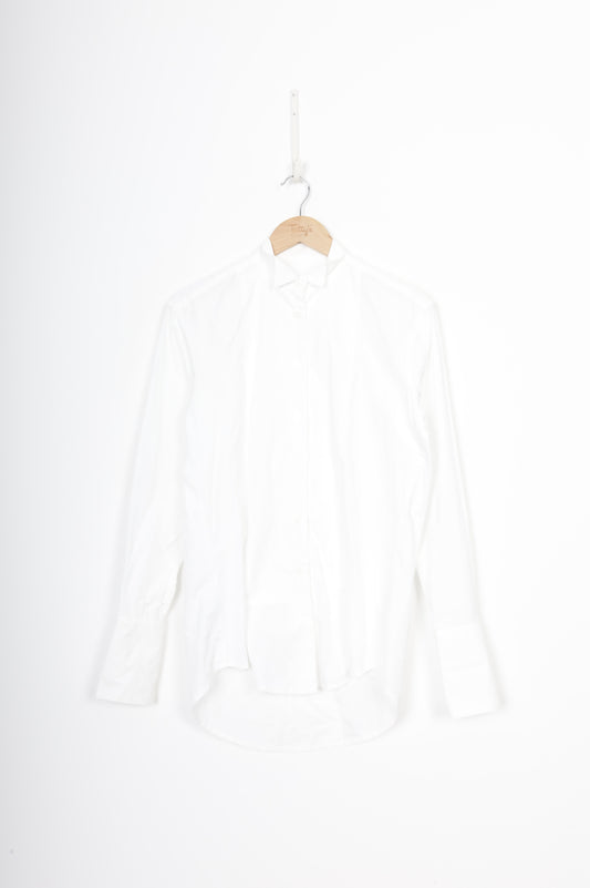 Paris Georgia Womens White Shirt Size XS