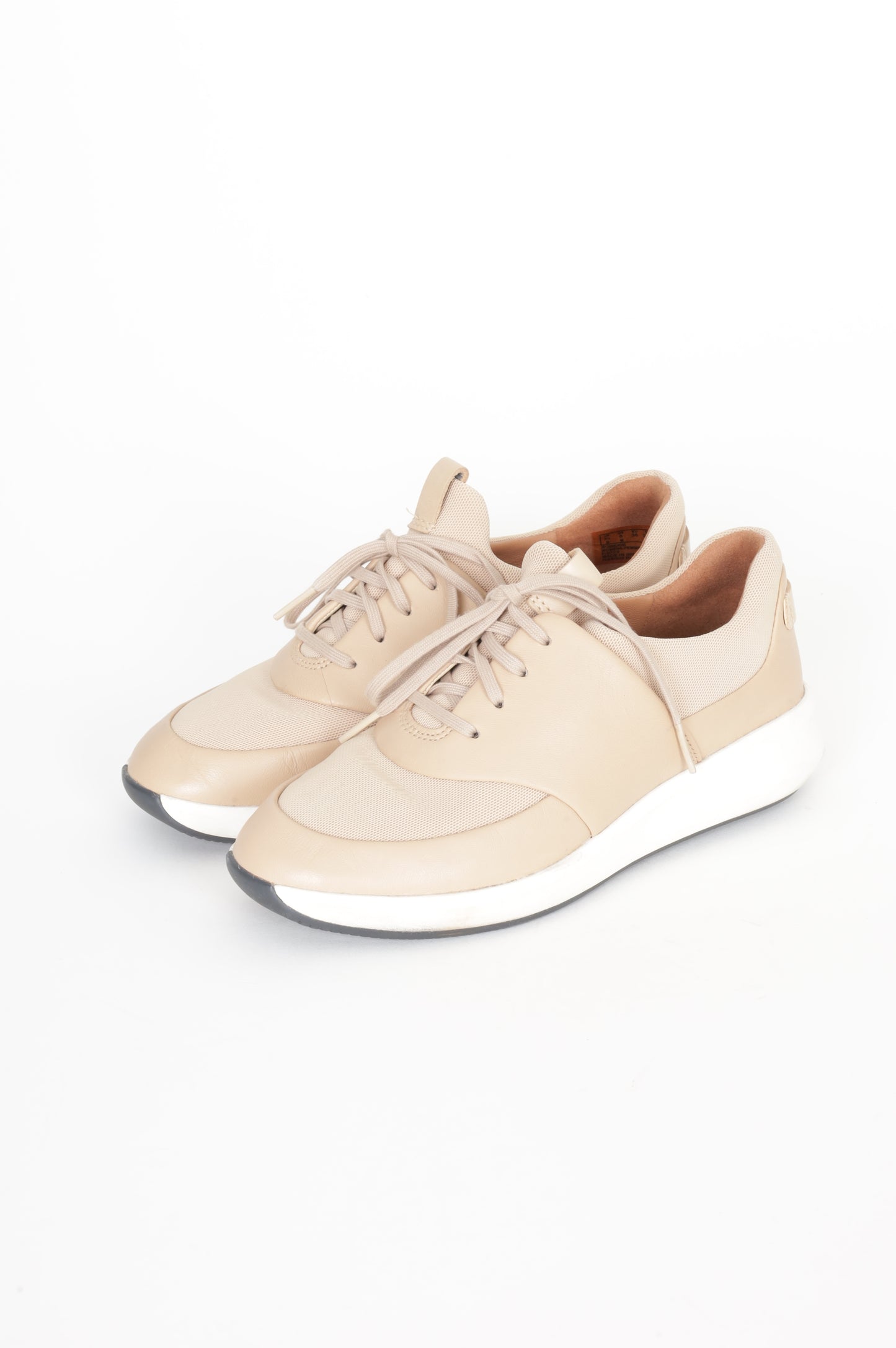 Clarks Womens Beige Sneakers Size EU 36