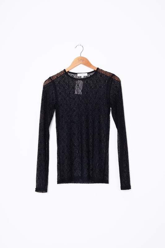 Superette Womens Black Top Size 6
