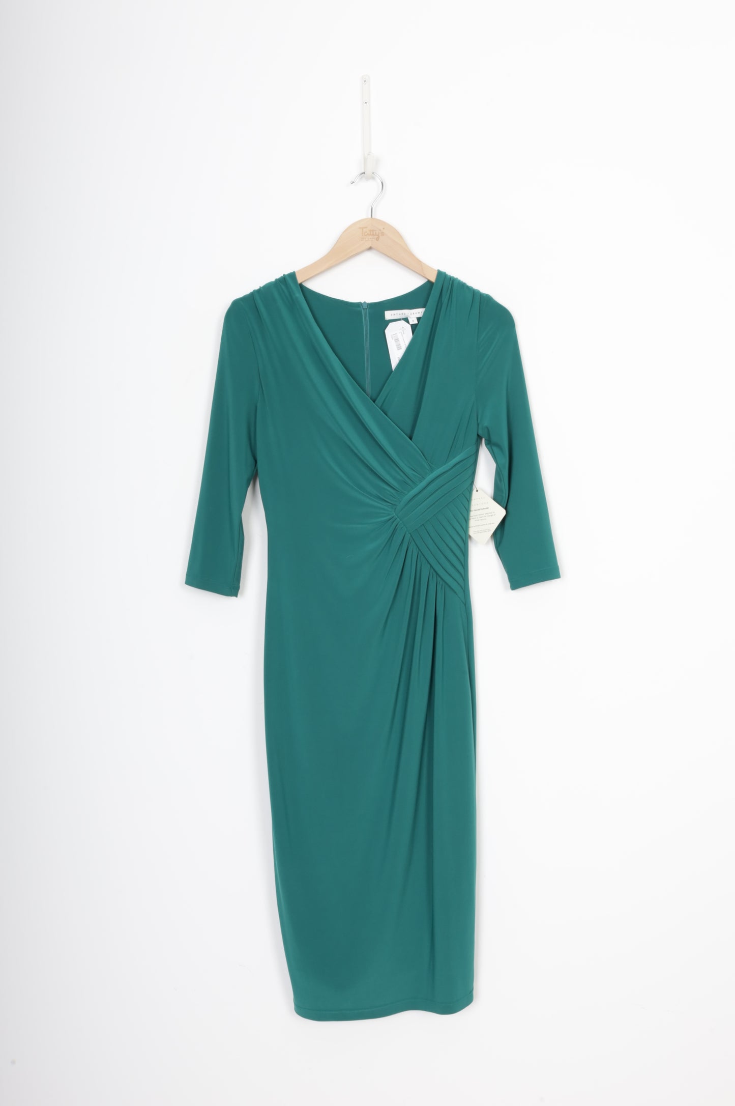 Anthea Crawford Womens Green Dress Size 8