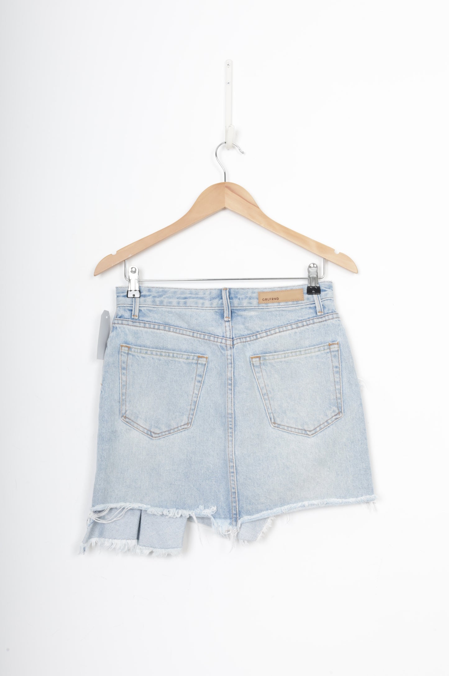 Grlfrnd Womens Blue Skirt Size W 26