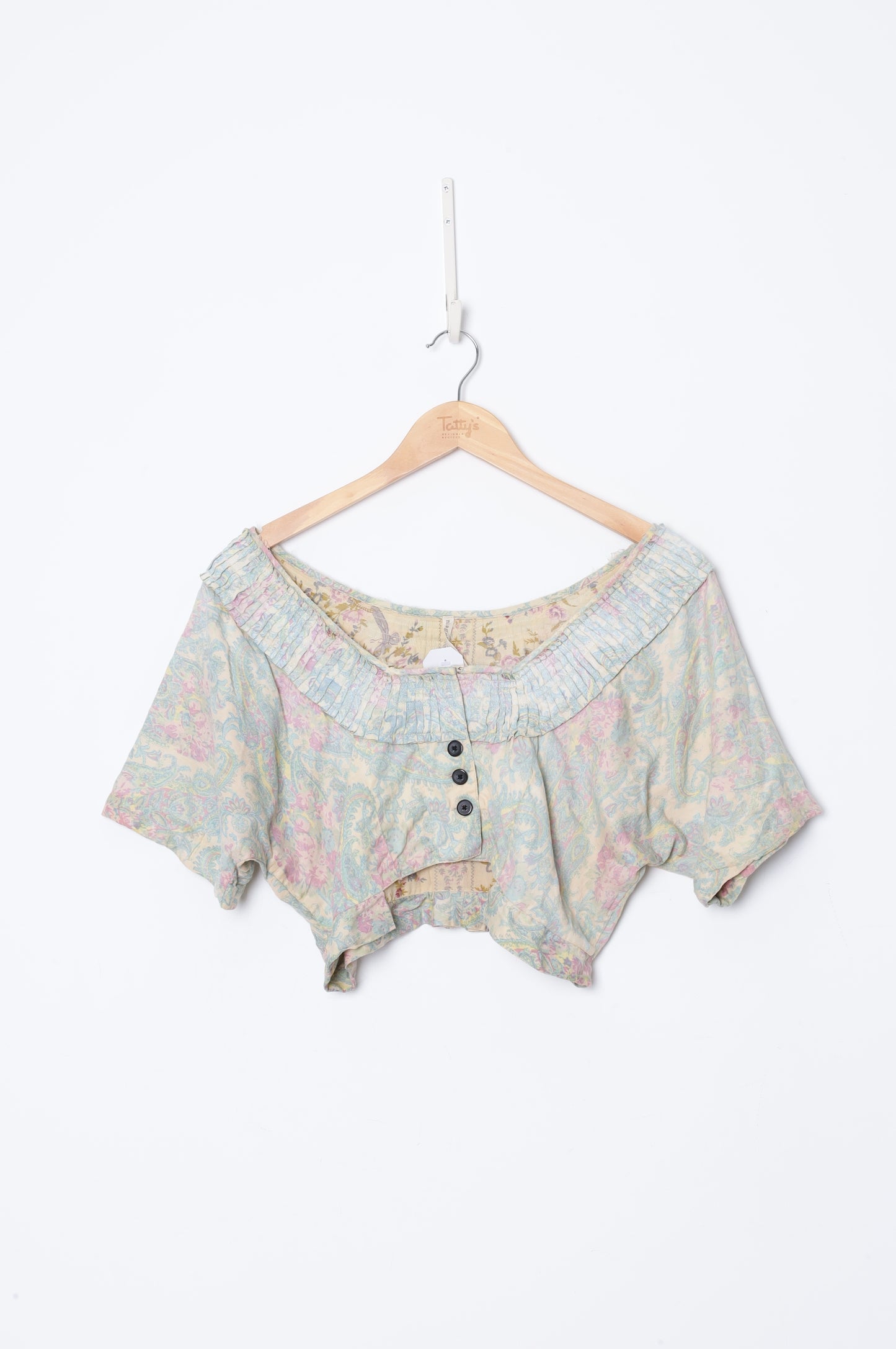 Magnolia Pearl Womens Blue Top Size O/S