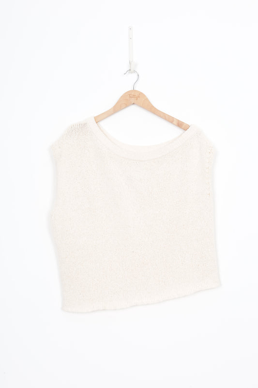 Dissh Womens Cream Top Size XXL