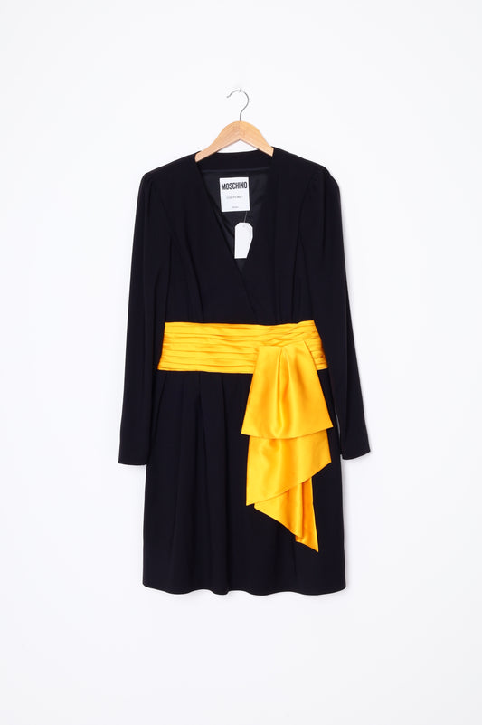 Moschino Couture Womens Black Dress Size 14