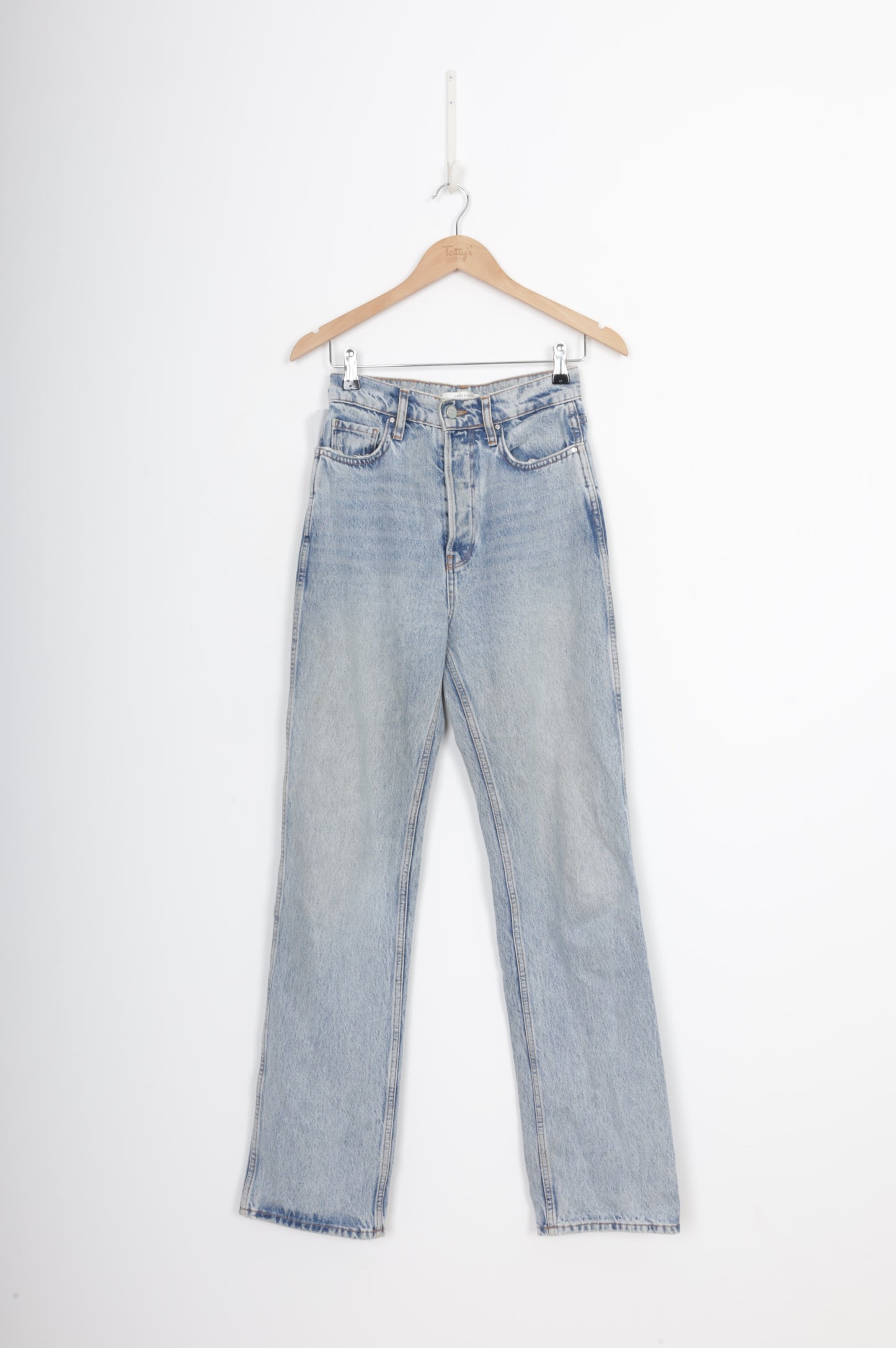 Anine Bing x Helena Christensen Womens Blue Jeans Size W 26