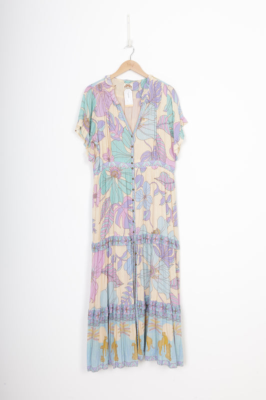 Nine Lives Bazaar Womens Blue Dress Size 16