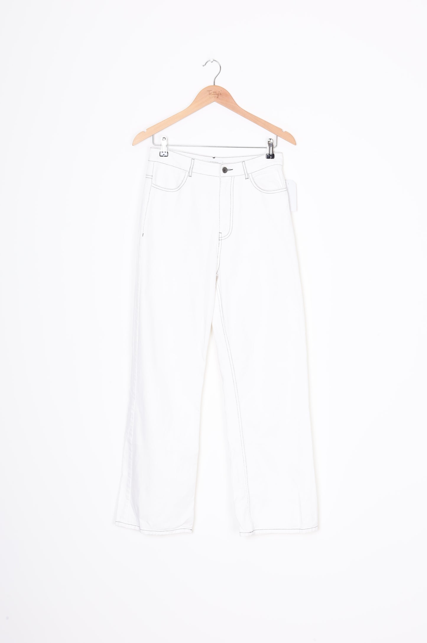 Superette Womens White Jeans Size 8