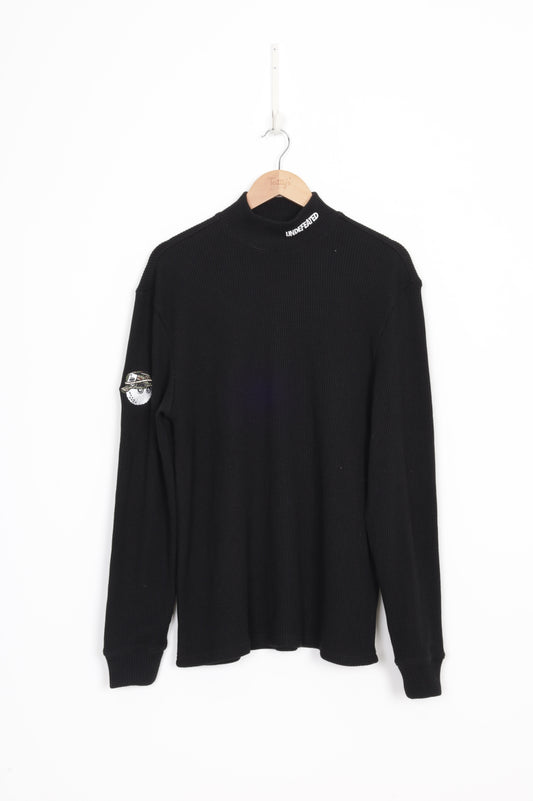 Malbon x undefeated Mens Black Top Size S