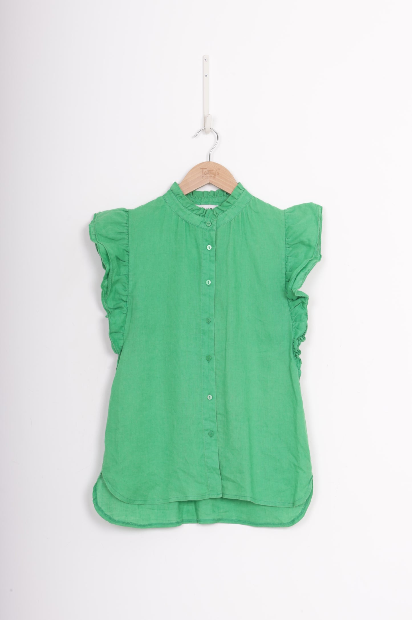 Stella + Gemma Womens Green Shirt Size 8