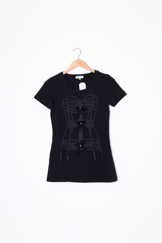 Celine Womens Black T-shirt Size L