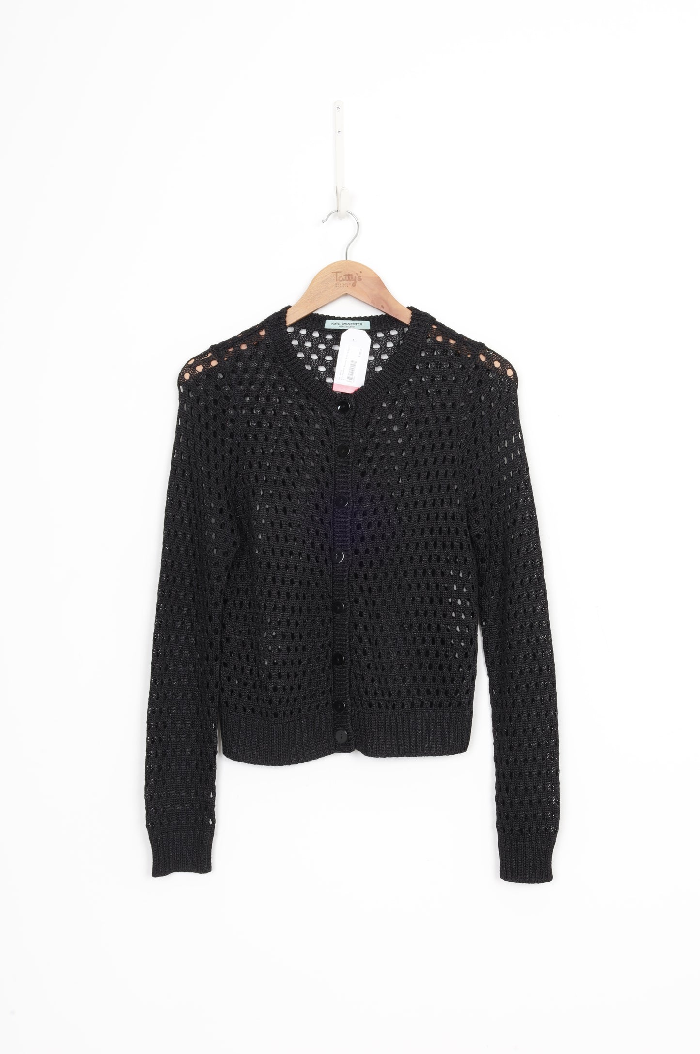 Kate Sylvester Womens Black Cardigan Size S